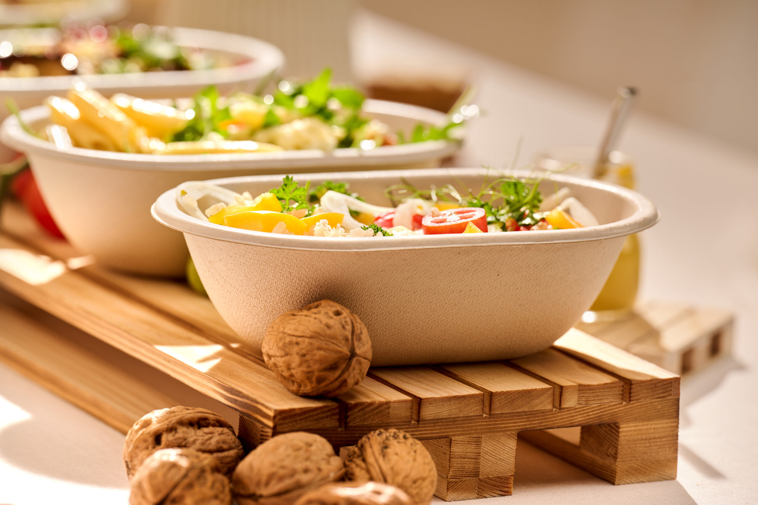 deSte compostable food bowls