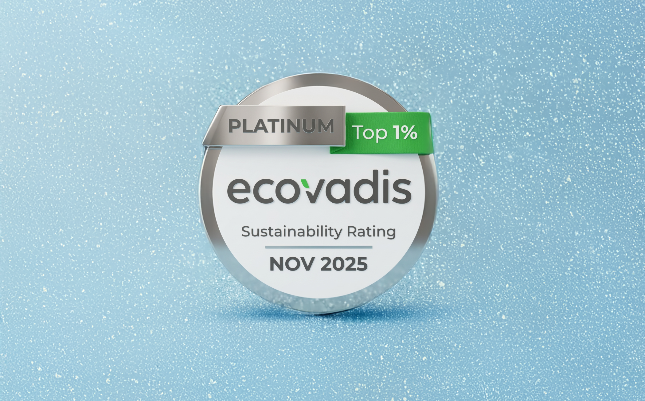 EcoVadis Platinum medal deSter November 2025
